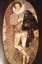 Young man among roses, nicholas hilliard, 1587