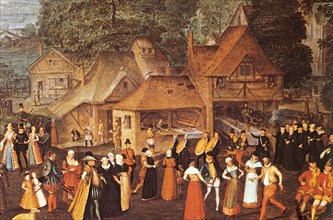 Festival at bermondsey, marcus gheeraerts the elder, 1569