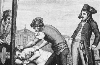 The execution of robespierre, French Revolution