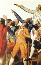The oath of ball games, Maximilien Robespierre, the French Revolution, 1789