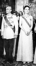 Wedding of Mohammed Reza Pahlavi and Farah Diba, tehran, iran, 1959