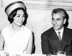 Mohammed Reza Pahlavi and Farah Diba, tehran, iran, 1959
