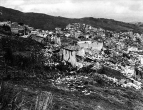Earthquake in sicily, gibellina, belice, Italy, 1968