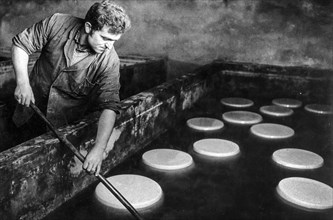 Cheese production, 70s