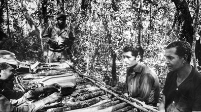 Interrogation of captured mercenary soldiers, angola