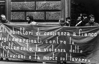 Conscientious objectors, italy 1975