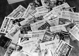Newspapers, italy 1974