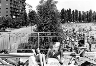 Lido di milano swimmingpool, milan, italy 70s