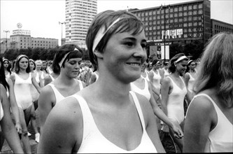 Parade in East Berlin, East Germany, 70s