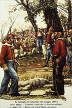 Giuseppe garibaldi, battle of calatafimi, 15 maggio 1860