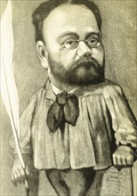 Emile zola, caricature, 1876