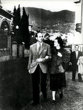 Maria pia di savoia and alessandro karadordevic on their honeymoon in madeira, 1955