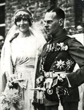 Maria bona from savoy-genoa with her husband corrado from bavaria, 1921