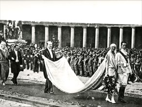 Wedding of the Amedeo of Savoy-Aosta with Anna d'orleans, Naples, 1927
