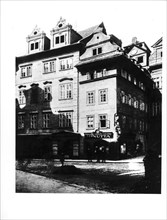 House At Minutes, dum U minuty, where the family of franz kafka lived there until 1896, prague