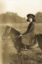 Iolanda margherita di savoia on her pony