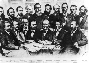 College of professors of the faculty of medicine, vienna, 1882