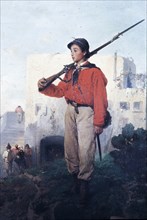 Garibaldi sentinel, painting by Gerolamo Induno, 1860 ca.