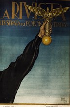 Cover of the la rivista illustrata del popolo d'italia, bazzi, 1924