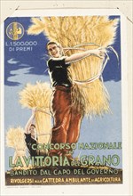 Concorso nazionale per la vittoria del grano, adolfo busi, 1928