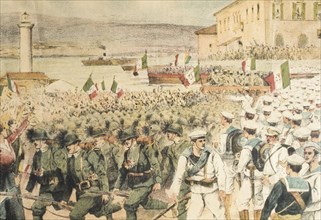 The liberation of Trieste with the Italian troops