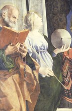 Santa cristina al tiverone altarpiece, lorenzo lotto, 1504-1506