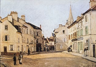Square in argenteuil, alfred sisley, 1872