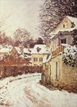 Street at louveciennes, alfred sisley, 1874