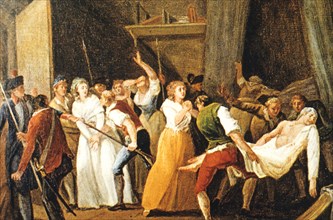 The arrest of charlotte corday