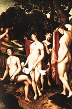 Bagno di diana, francois clouet, 1550