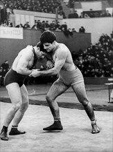 Wrestling, g. saragadze and a. tsovrebov, mosca 1962