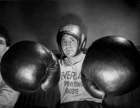 The boxer felix machado, new york 1957