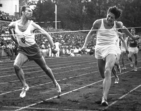 Athletics, final of the 800 meters, roger moens, Monaco, Germany, 1959