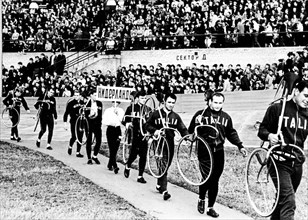 Cycling, the Italian team to the championship prize tula Fly, 1967
