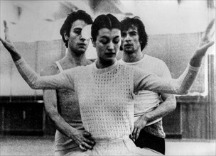 Carla fracci, paolo bortoluzzi, rudolf nureyev, 1978