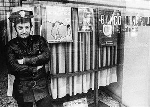 Private police, Banco di Napoli, Milan, 70s