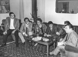 Nino manfredi, illa brignone, gino cervi and collegues, teatro eliseo, 1967