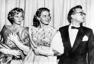 Jenny ann lindstrom, ingrid bergman, lars schmidt, hollywood, los angeles, 1959