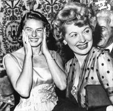Ingrid bergman, lucille ball, hollywood, los angeles, 1959