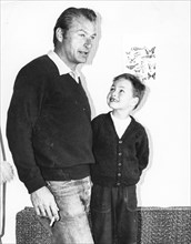 Lex barker with son christopher, 1966