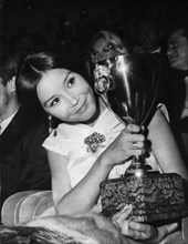Natalia arinbasarova volpi cup for the movie the first teacher, venice film festival 1966