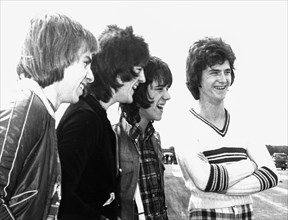 Bay city rollers, drag racing festival, camberley, 1974