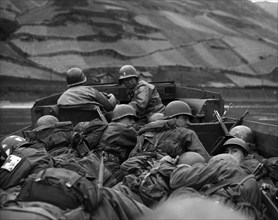 WWII DUKW Crossing The Rhine