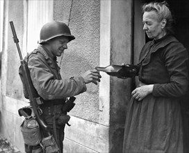 WWII Soldier Gets Wine