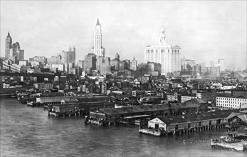 View of Lower Manhattan 1914