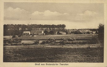 Godendorf tar kiln, plant for the production of wood tar and wood vinegar, Mecklenburg Lake