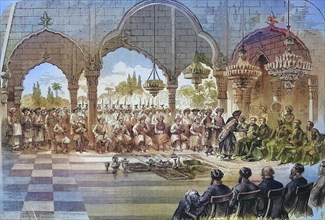 Reception of the Governor General of India by the Rajah of Lucknow