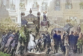 The funeral of Gioachino Antonio Rossini