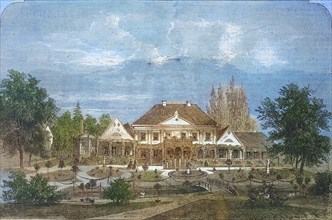Varzin manor around 1860