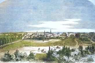 View of Posen in 1869
